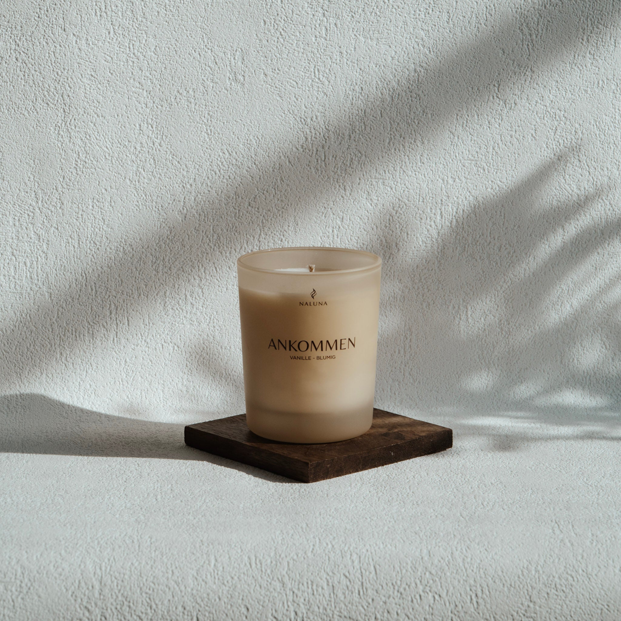 Ankommen – Duftkerze aus natürlichem Rapsölwachs