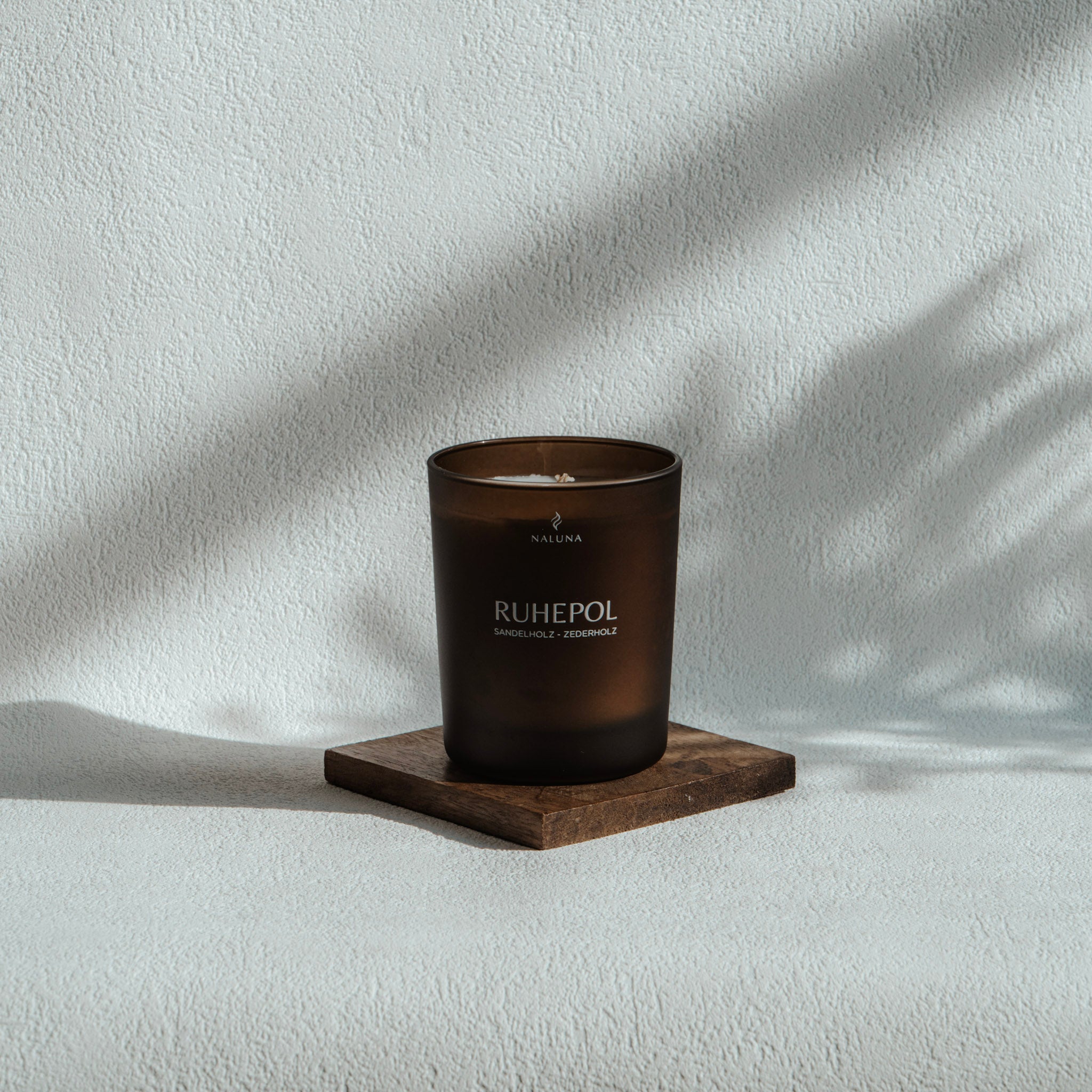 Ruhepol – Duftkerze aus natülichem Rapsölwachs