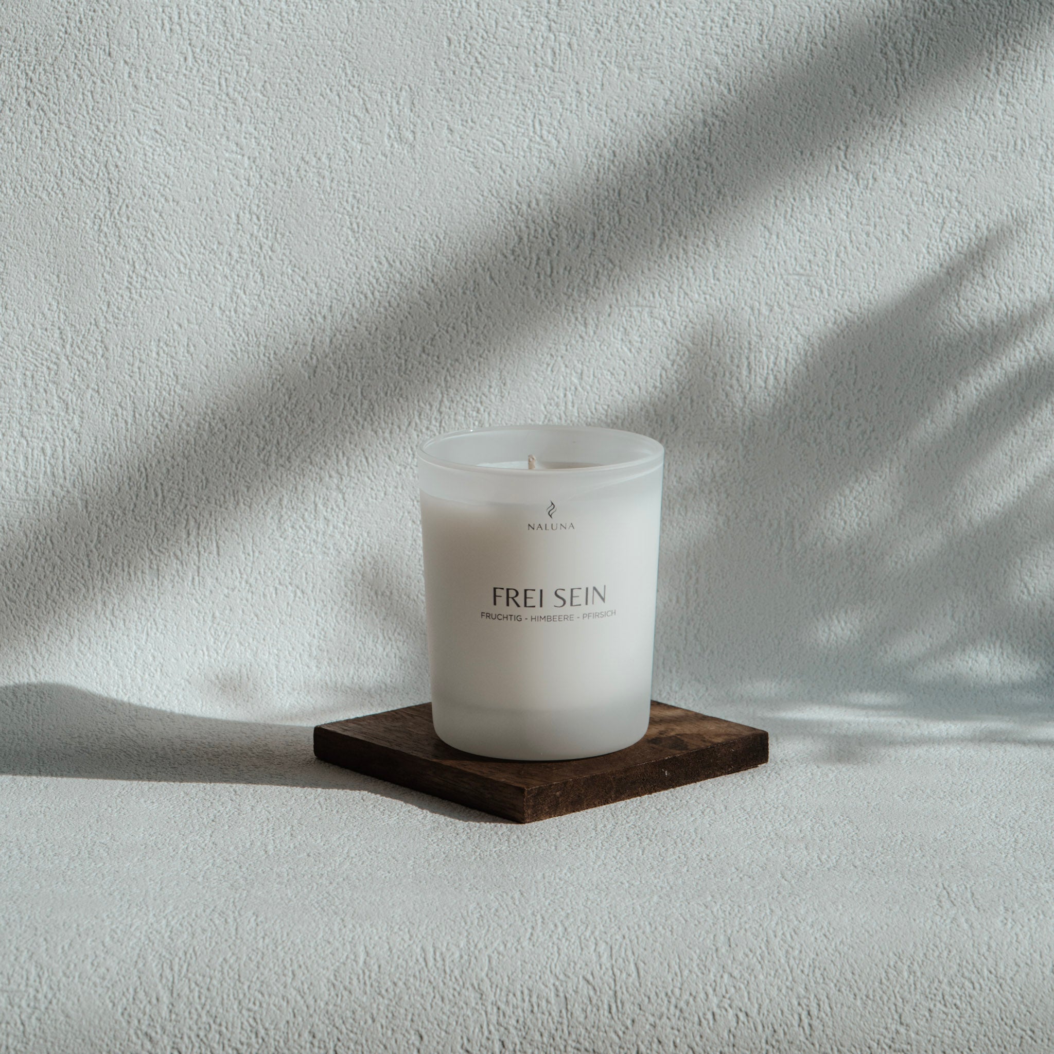 Frei sein – Duftkerze aus natürlichem Rapsölwachs
