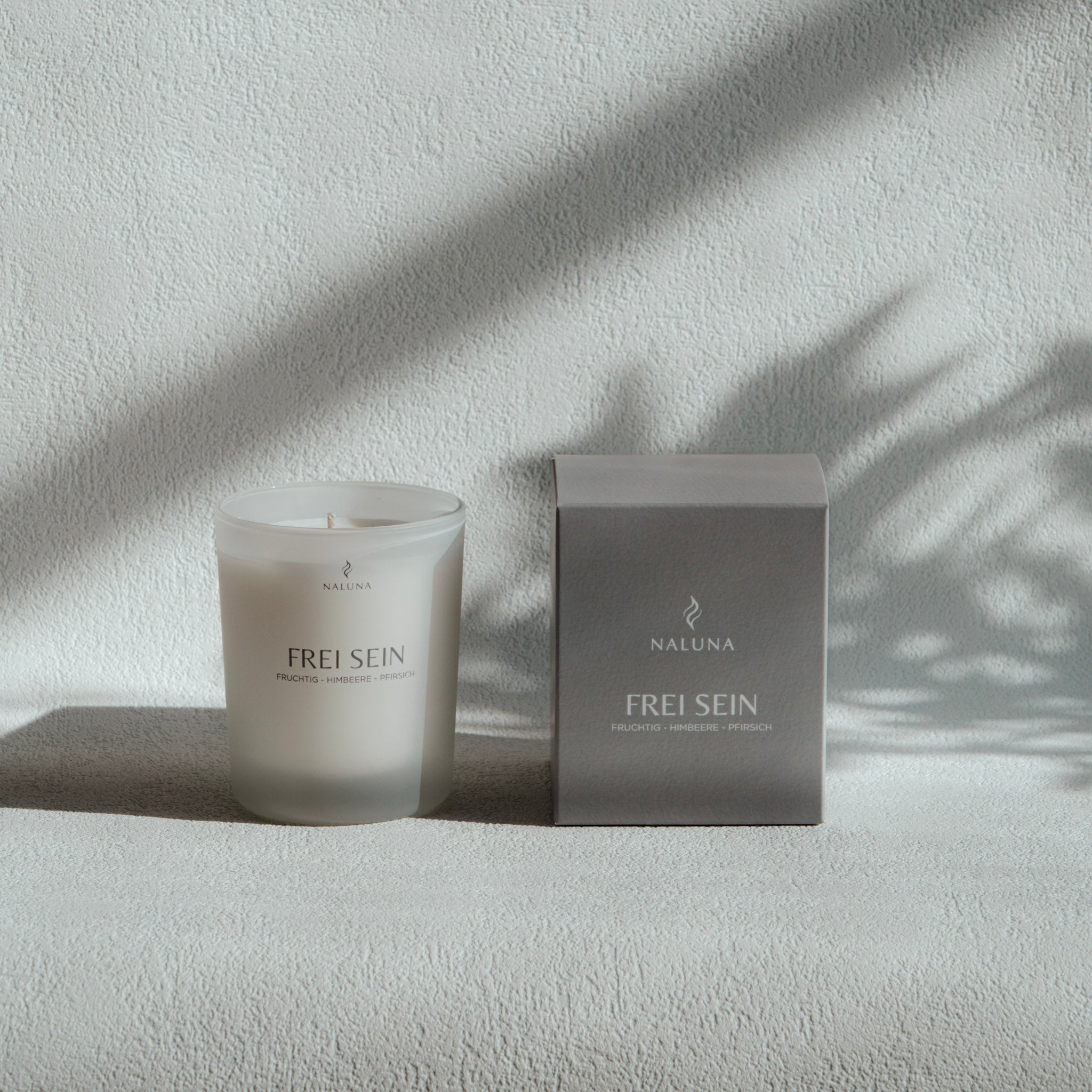 Frei sein – Duftkerze aus natürlichem Rapsölwachs