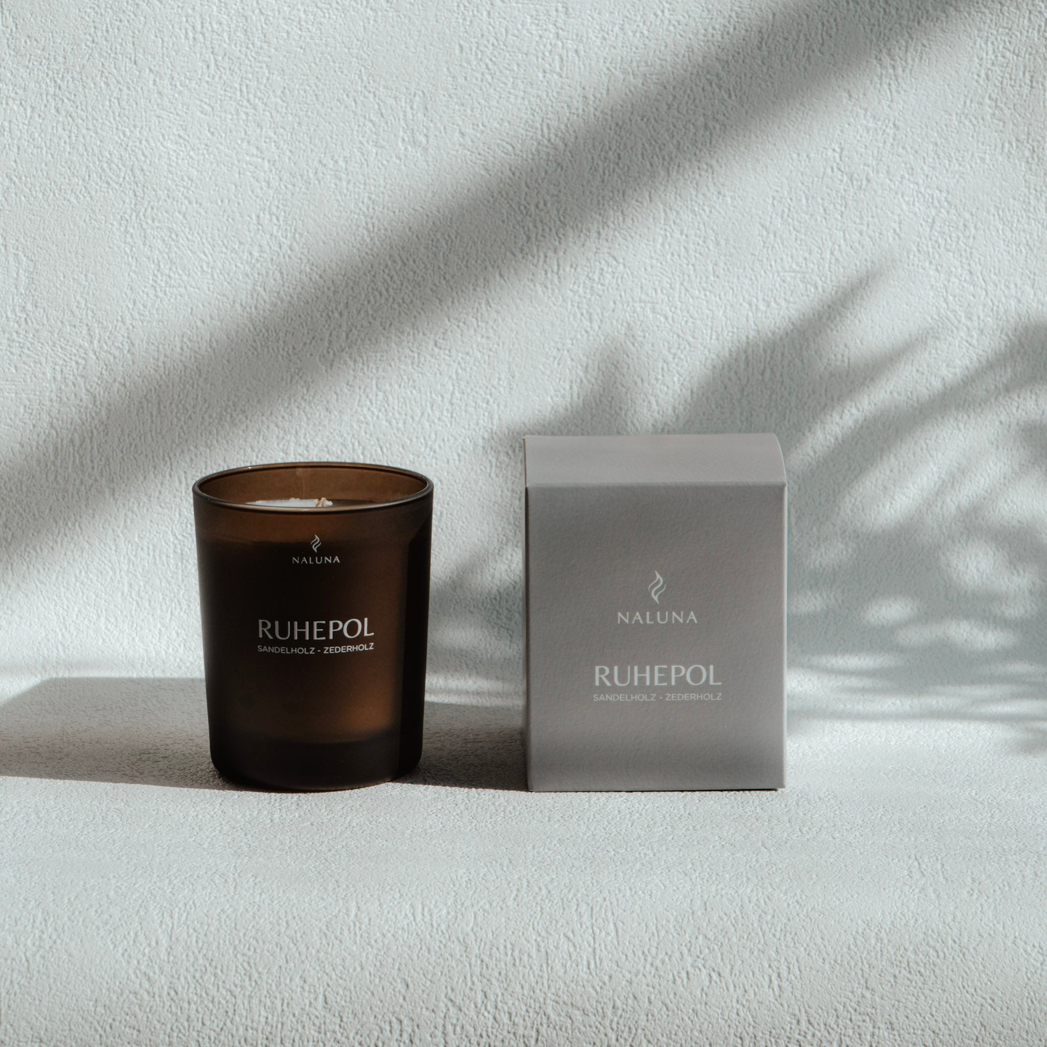 Ruhepol – Duftkerze aus natülichem Rapsölwachs
